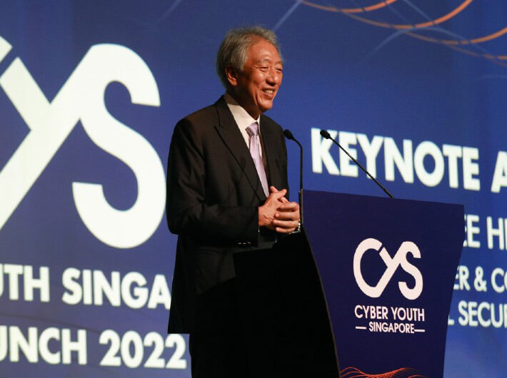 SM Teo Chee Hean at the Cyber Youth Singapore Re-Launch